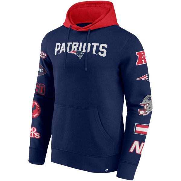 New England Patriots NFL Sleeve Prints Hoody