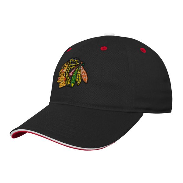 Outerstuff Kinder Strapback Cap - SLOUCH Chicago Blackhawks