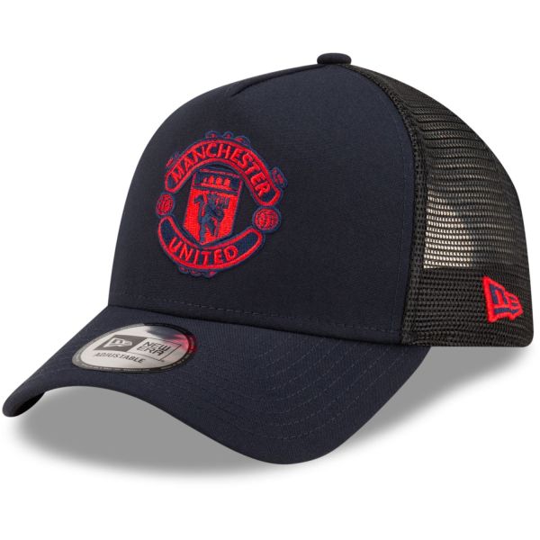 New Era A-Frame Mesh Trucker Cap - Manchester United navy