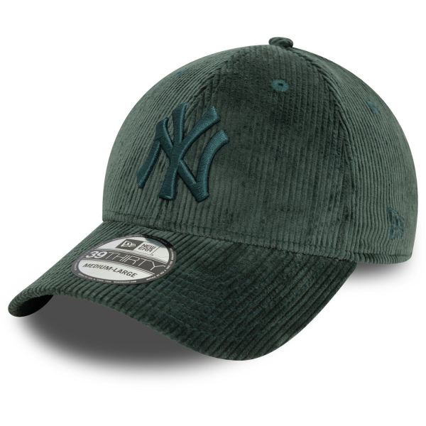 New Era 39Thirty Stretch Cap CORD New York Yankees green