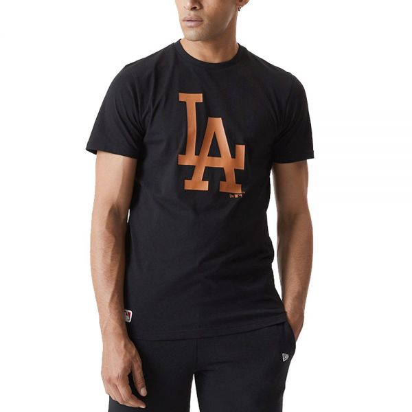 New Era Basic Shirt - MLB Los Angeles Dodgers black