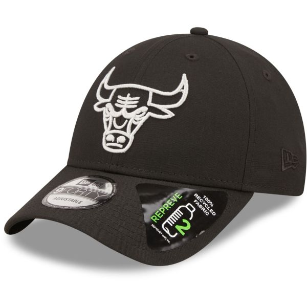 New Era 9Forty Strapback Cap - REPREVE Chicago Bulls noir