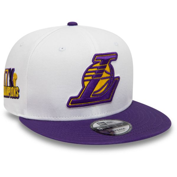 New Era 9Fifty Snapback Cap - SIDE PATCH Los Angeles Lakers