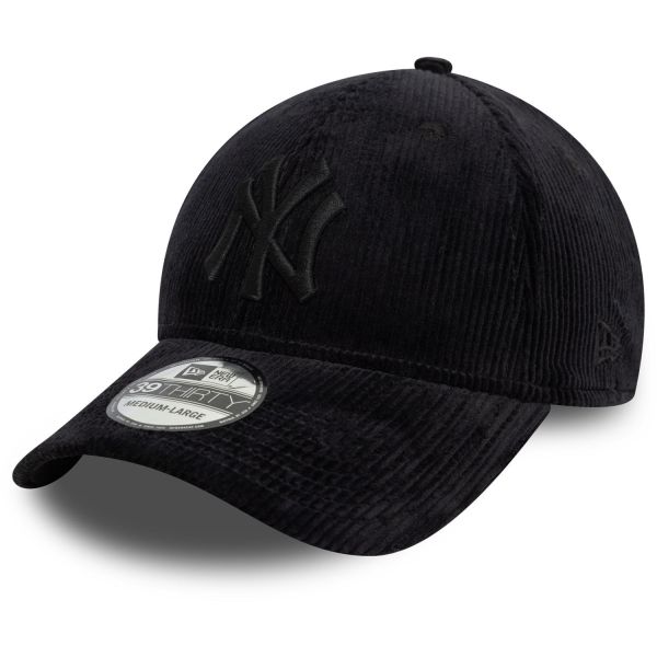 New Era 39Thirty Stretch Cap CORD New York Yankees noir