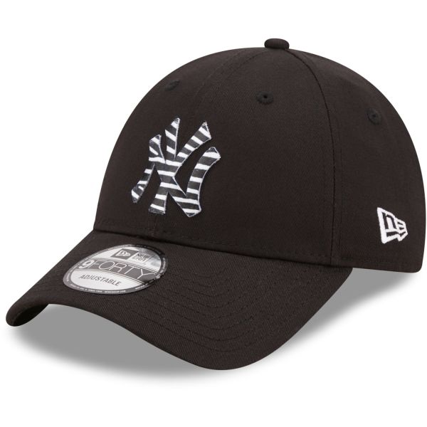 New Era 9Forty Cap - ZEBRA INFILL New York Yankees schwarz