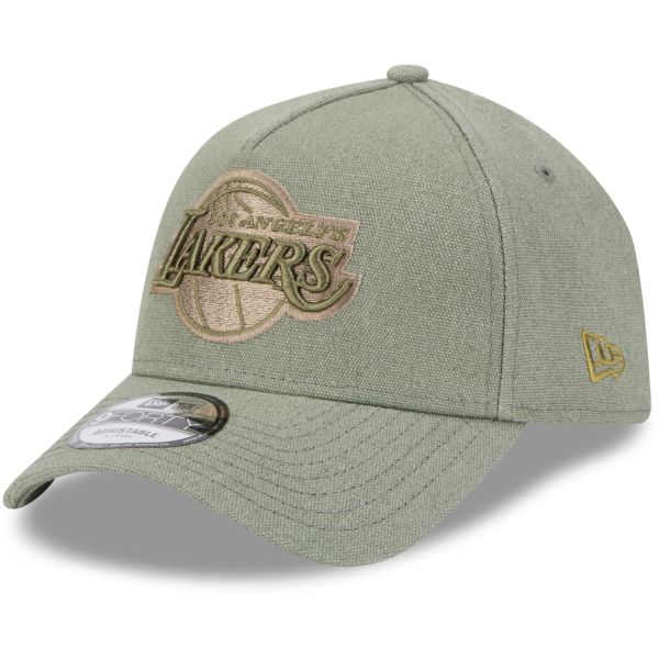 New Era A-Frame Trucker Lin Cap - Los Angeles Lakers olive