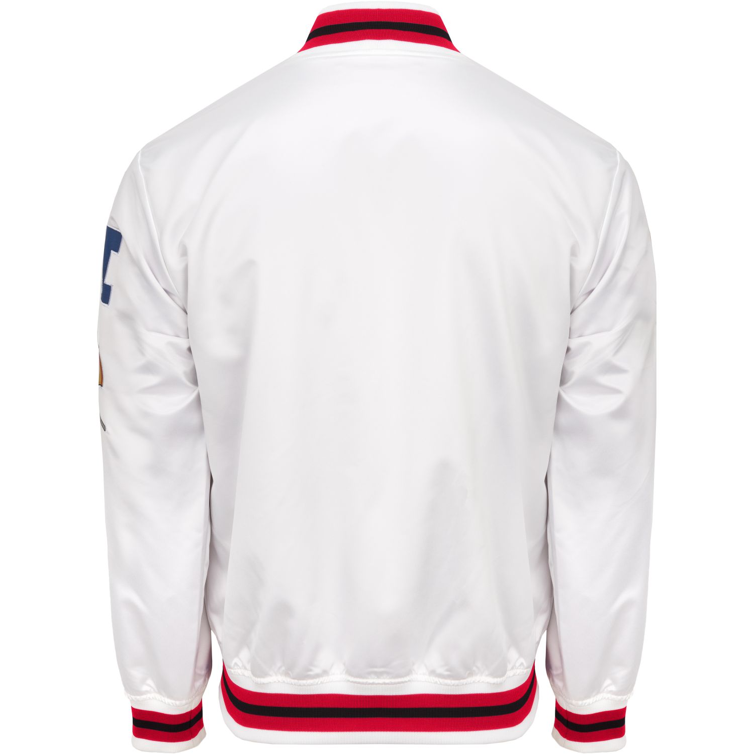 Mitchell and Ness 49ers M&N City Collection Lightweight Satin Jacket White