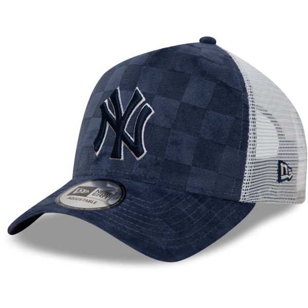 New Era A-Frame Trucker Cap - CHECK New York Yankees navy