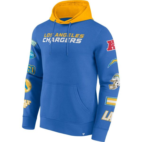 Los Angeles Chargers NFL Sleeve Prints Hoody sky