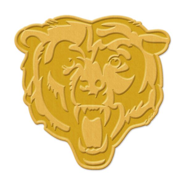 NFL Universal Jewelry Caps PIN GOLD Chicago Bears