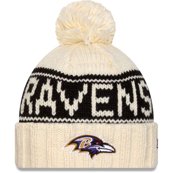 New Era SIDELINE Damen Winter Mütze - NFL Baltimore Ravens