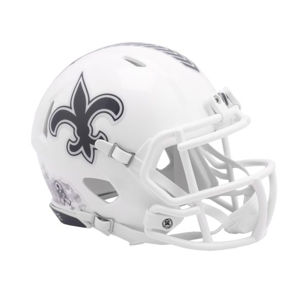 Riddell Speed Mini Football Helmet SALUTE New Orleans Saints