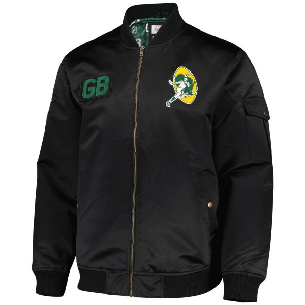 M&N Heavyweight Bomber Jacke NFL Green Bay Packers