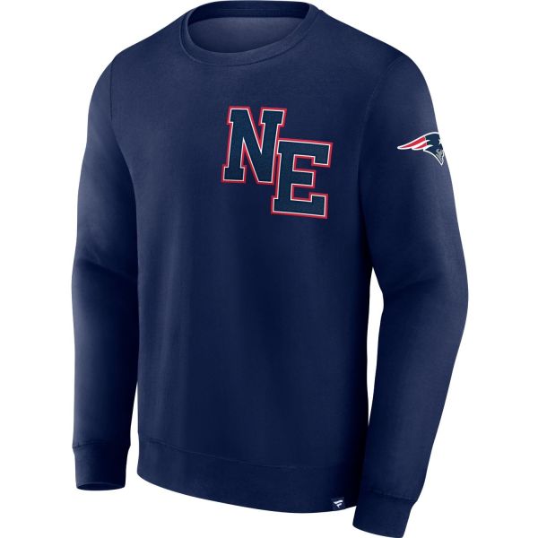 New England Patriots Varsity Letter NFL Fleece Pollover