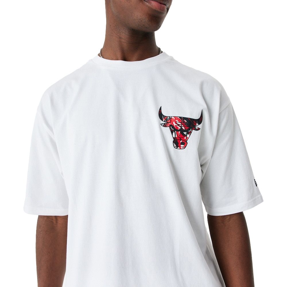 Chicago Bulls Black Infill Oversized T-Shirt