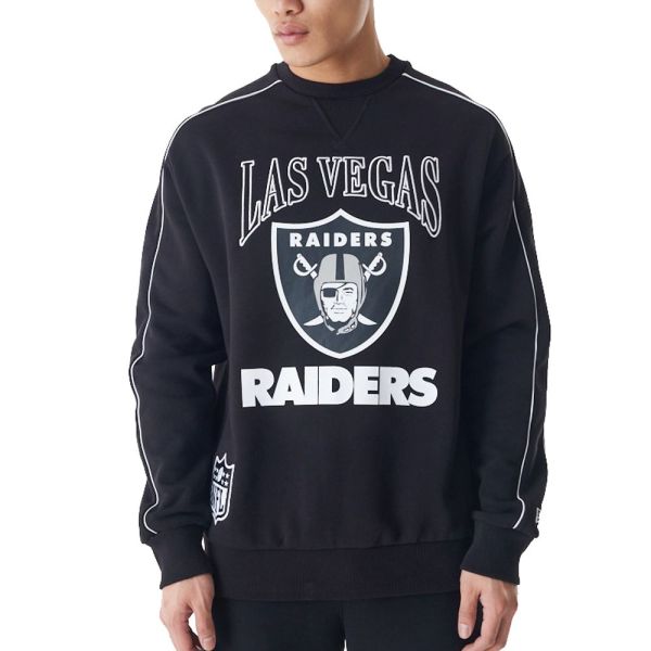 New Era Fleece Pullover - PIPING Las Vegas Raiders