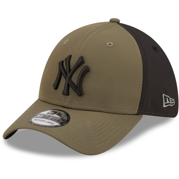 New Era 39Thirty Stretch Cap - TWO TONE NY Yankees olive