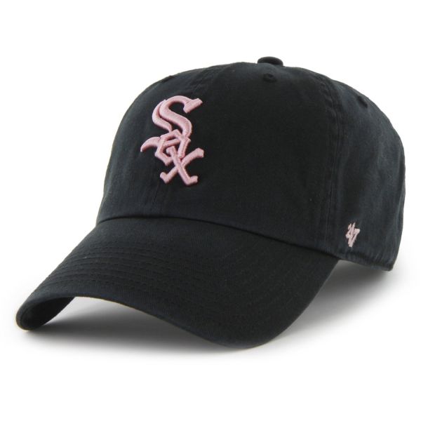 47 Brand Adjustable Cap - CLEAN UP Chicago White Sox noir