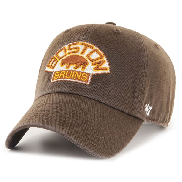 47 Brand Relaxed Fit Cap - CLEAN UP Boston Bruins brun