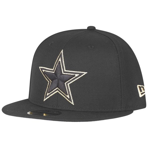New Era 59Fifty Fitted Cap - Dallas Cowboys schwarz / gold | Fitted ...