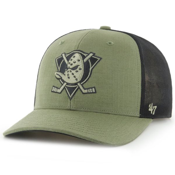 47 Brand Low Profile Ripstop Cap - GRID Anaheim Ducks