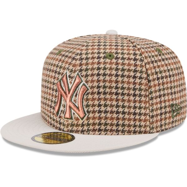 New Era 59Fifty Fitted Cap - HOUNDSTOOTH New York Yankees