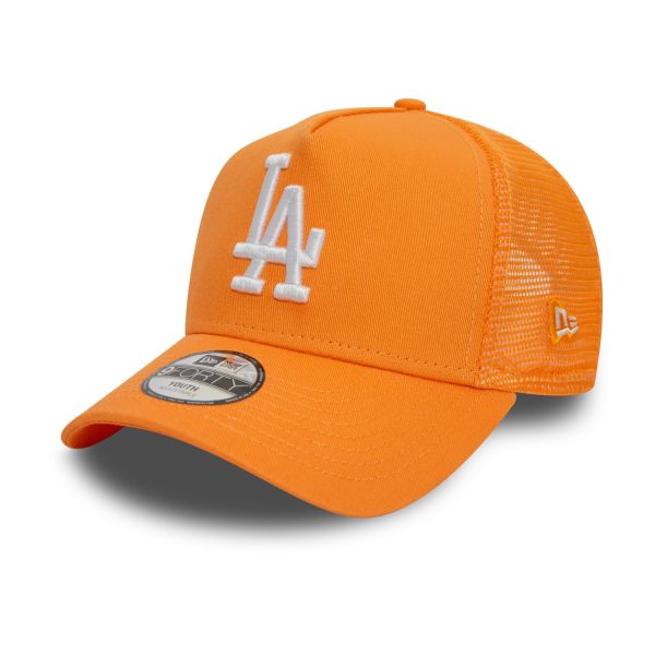 New Era Kinder Trucker Cap - Los Angeles Dodgers orange