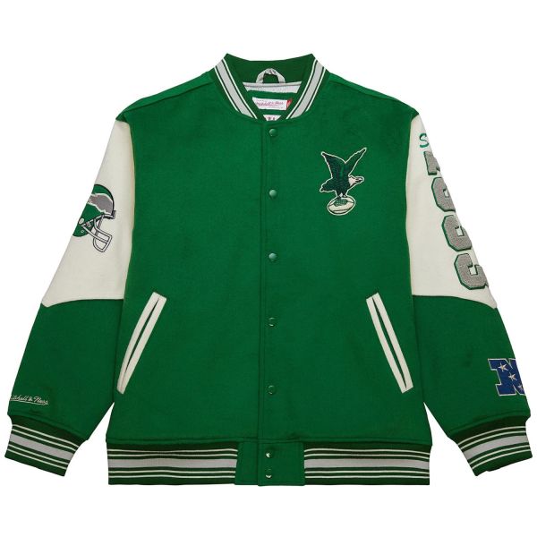 M&N Legacy Varsity Wool Jacke - NFL Philadelphia Eagles