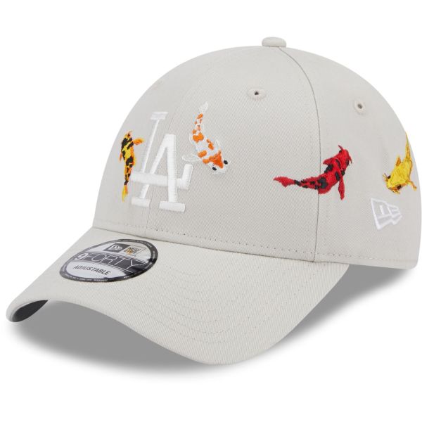 New Era 9Forty Strapback Cap - KOI Los Angeles Dodgers stone