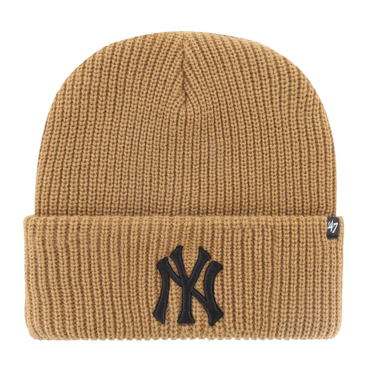 47 Brand Beanie Wintermütze - UPPER New York Yankees camel | Herren ...