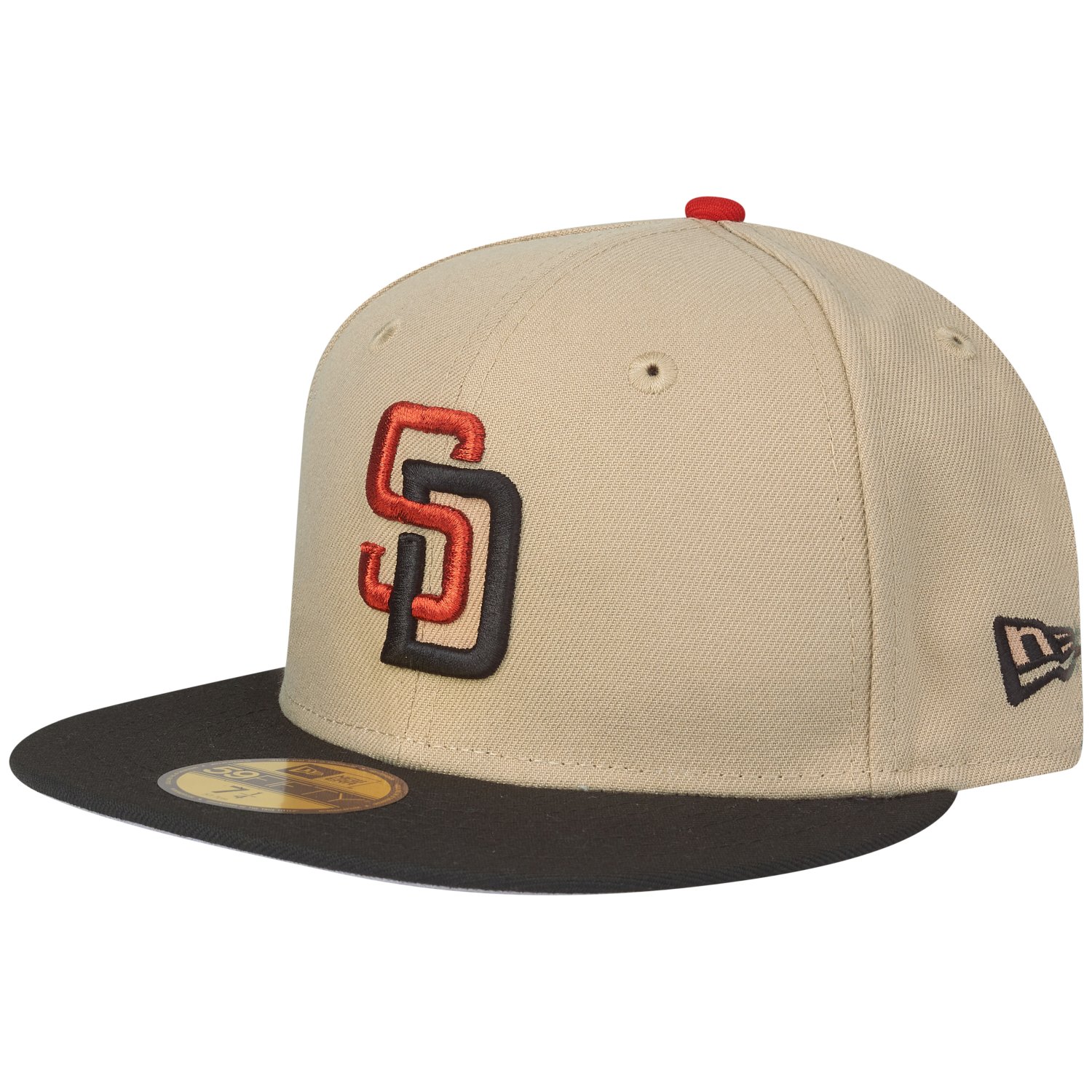 New Era 59Fifty Fitted Cap - San Diego Padres camel beige | Fitted ...
