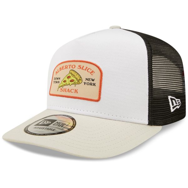 New Era Adjustable A-Frame Trucker Cap - ALBERTO SLICE SHACK