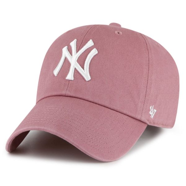 47 Brand Adjustable Cap - CLEAN UP New York Yankees mauve