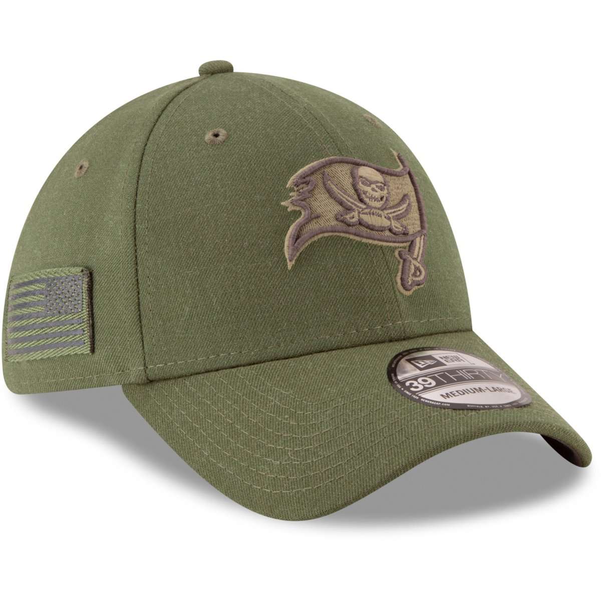 New Era 39Thirty Cap Salute to Service Tampa Bay Buccaneers Stretch Fit Caps 59caps