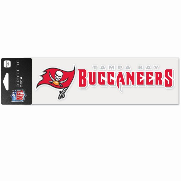 NFL Perfect Cut Aufkleber 8x25cm Tampa Bay Buccaneers