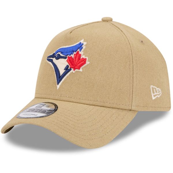 New Era A-Frame Trucker Leinen Cap - Toronto Blue Jays beige