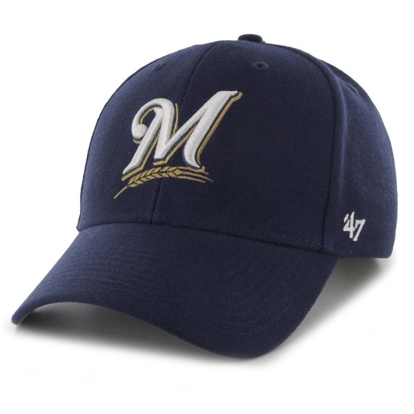 47 Brand Relaxed Fit Cap - MLB Milwaukee Brewers Home navy