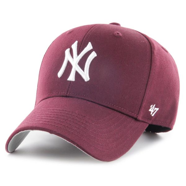 47 Brand Adjustable Cap - MLB BASIC New York Yankees maroon