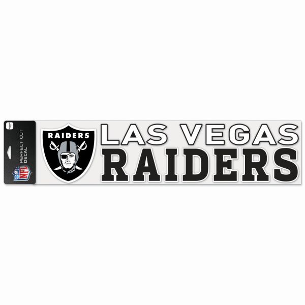 NFL Perfect Cut XXL Decal 10x40cm Las Vegas Raiders