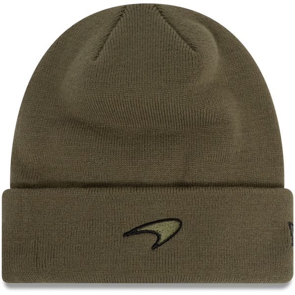 New Era Winter Pom Beanie - McLaren Racing olive