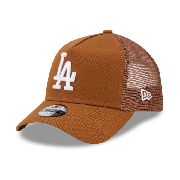 New Era Kinder Trucker Mesh Cap - Los Angeles Dodgers peanut