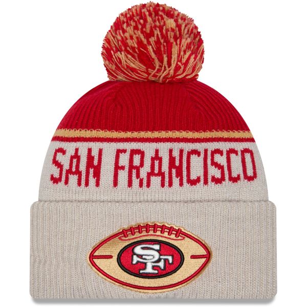 New Era NFL SIDELINE Knit Beanie San Francisco 49ers Retro