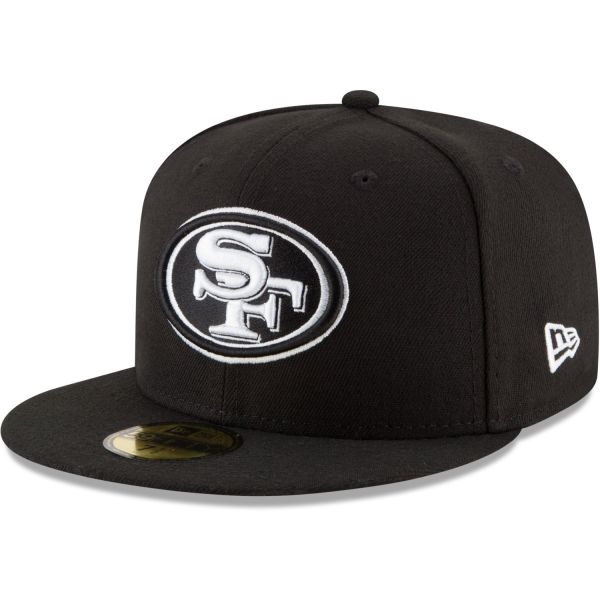 New Era 59Fifty Fitted Cap - BLACK San Francisco 49ers