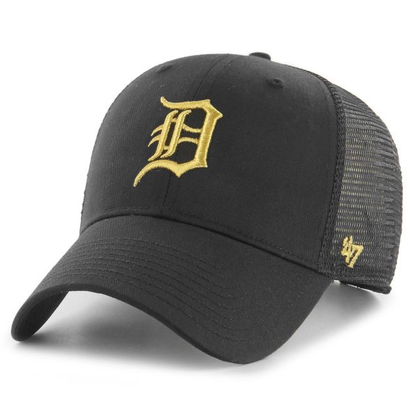 47 Brand Trucker Cap - BRANSON Metallic Detroit Tigers