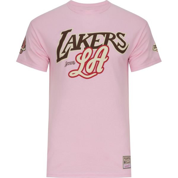 Mitchell & Ness Shirt - SUGAR Los Angeles Lakers pink