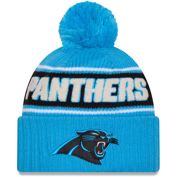 New Era NFL SIDELINE Winter Mütze Carolina Panthers sky blue