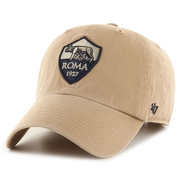 47 Brand Relaxed Fit Serie A Cap - CLEAN UP AS Roma khaki