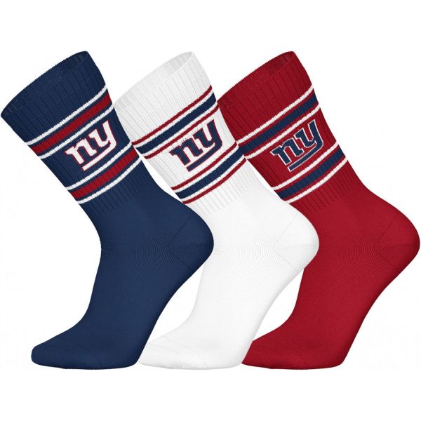 NFL Unisex Crew Socken - New York Giants 3er Pack