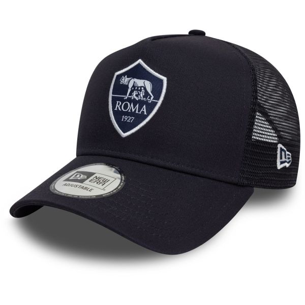 New Era A-Frame Mesh Trucker Cap - AS Roma navy