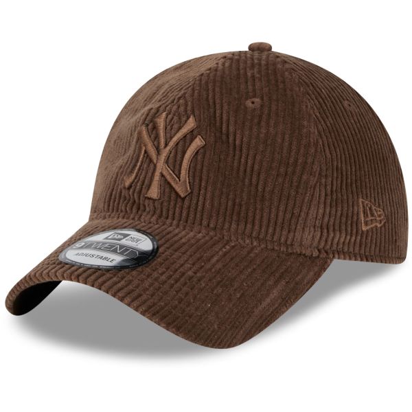 New Era 9Twenty Strapback Cord Cap - New York Yankees brown